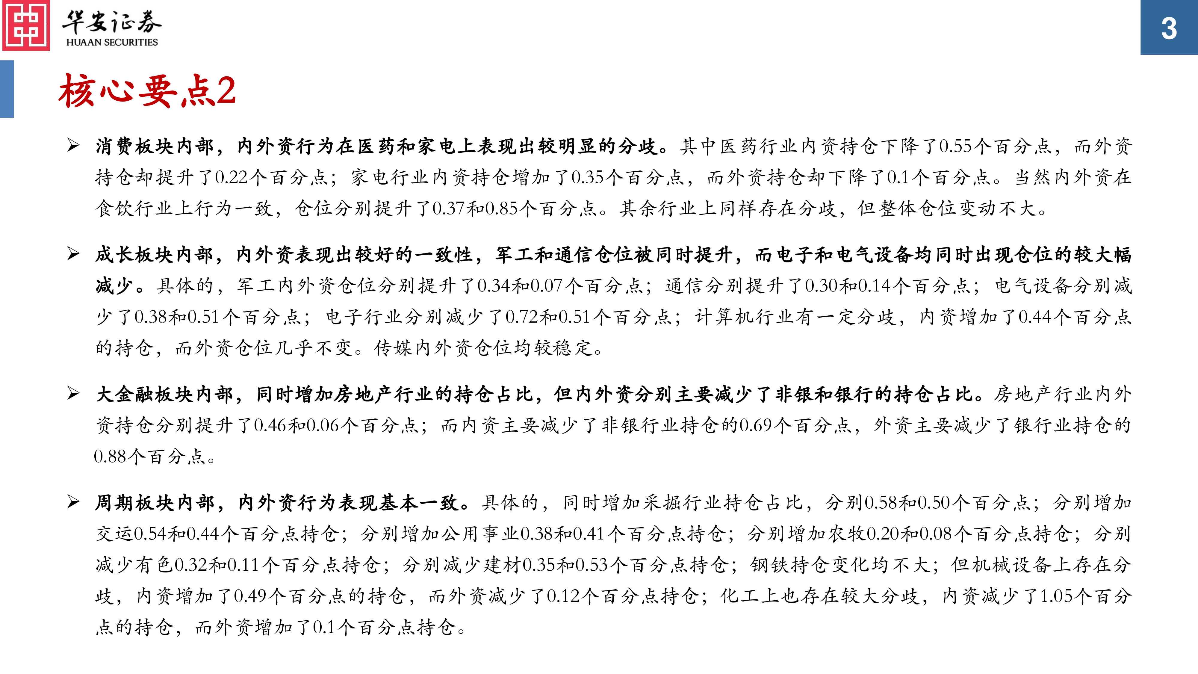 2022Q3公募基金及陆股通持仓分析:通信、军工、采掘在内外资持仓规模和占比上同时提升